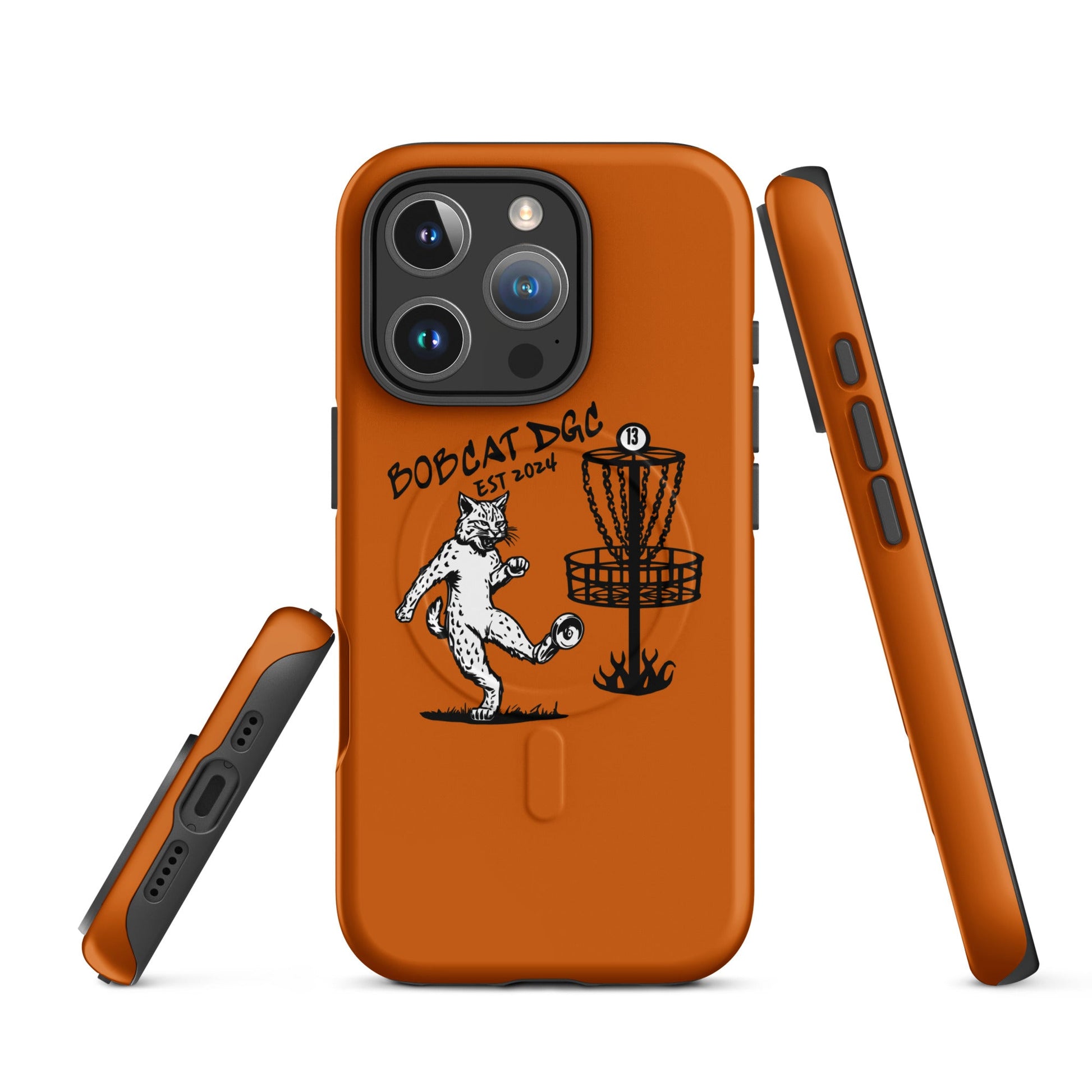 Magsafe Tough Case for iPhone | Bobcat DGC | Predator Disc Golf Logo