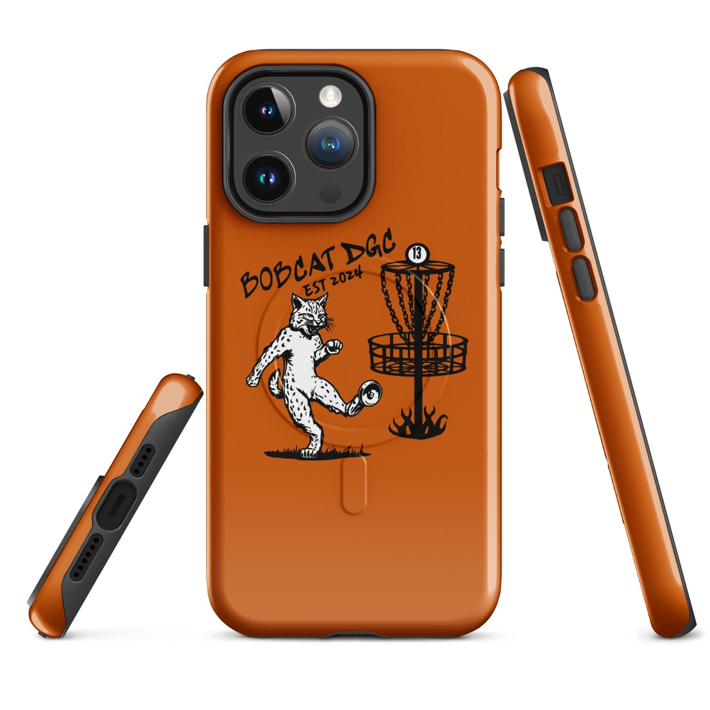 Magsafe Tough Case for iPhone | Bobcat DGC | Predator Disc Golf Logo