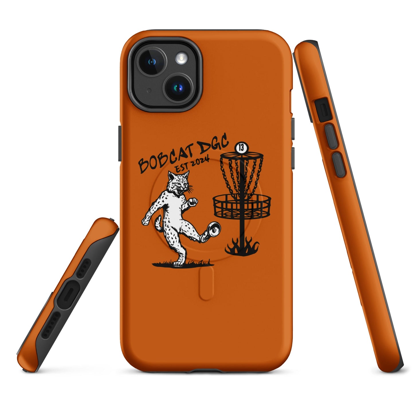 Magsafe Tough Case for iPhone | Bobcat DGC | Predator Disc Golf Logo