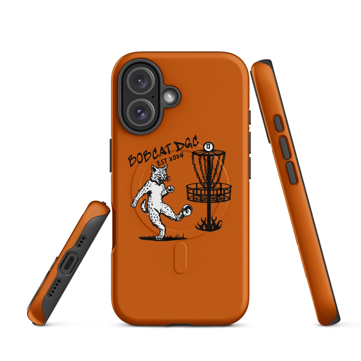 Magsafe Tough Case for iPhone | Bobcat DGC | Predator Disc Golf Logo