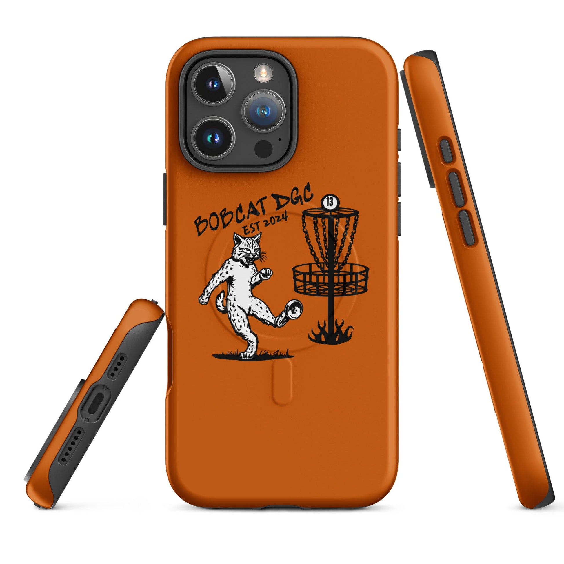 Magsafe Tough Case for iPhone | Bobcat DGC | Predator Disc Golf Logo