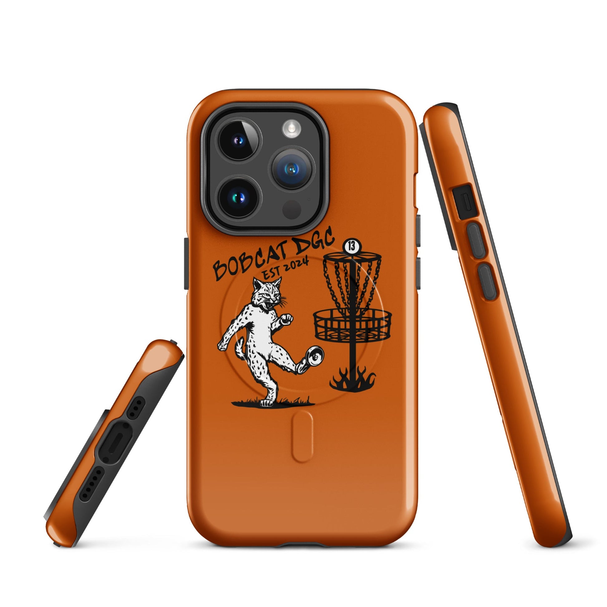 Magsafe Tough Case for iPhone | Bobcat DGC | Predator Disc Golf Logo