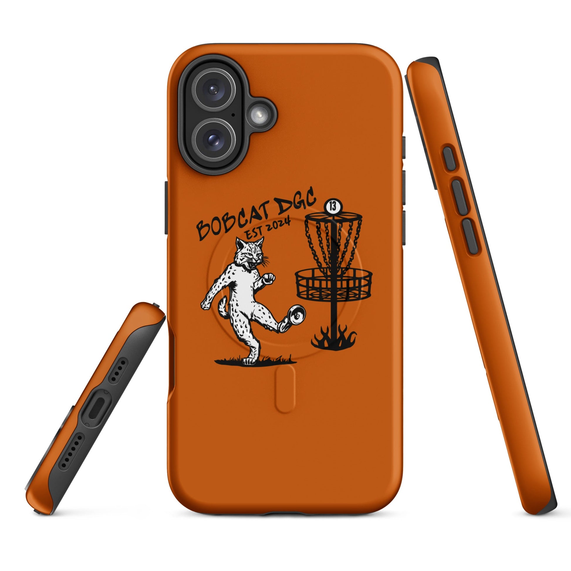 Magsafe Tough Case for iPhone | Bobcat DGC | Predator Disc Golf Logo