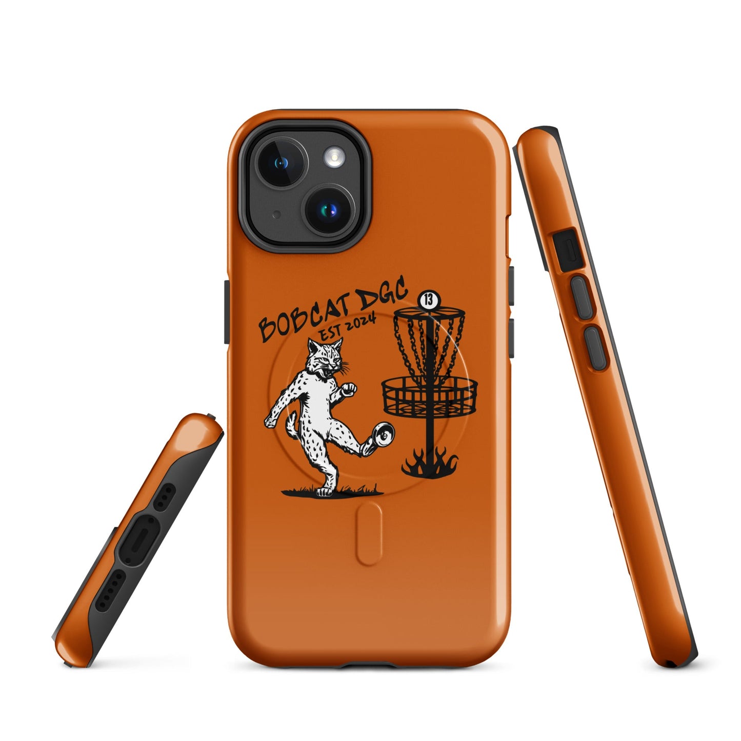 Magsafe Tough Case for iPhone | Bobcat DGC | Predator Disc Golf Logo