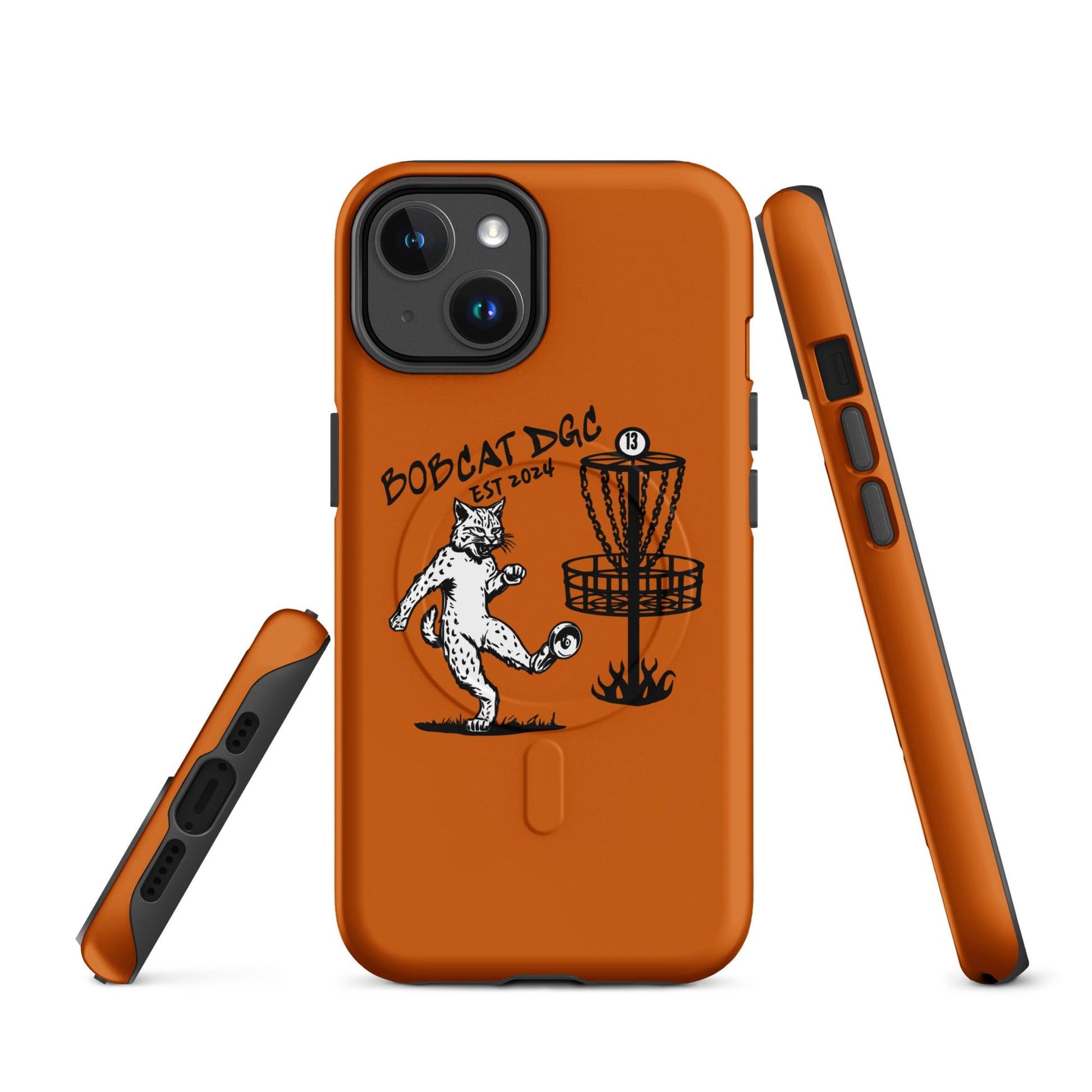Magsafe Tough Case for iPhone | Bobcat DGC | Predator Disc Golf Logo