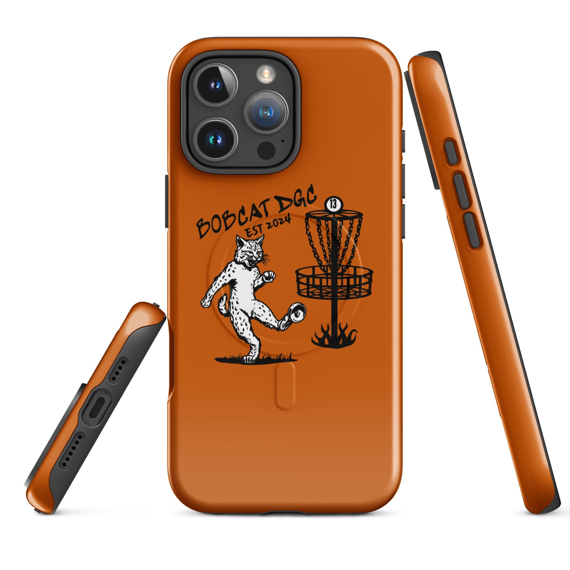 Magsafe Tough Case for iPhone | Bobcat DGC | Predator Disc Golf Logo