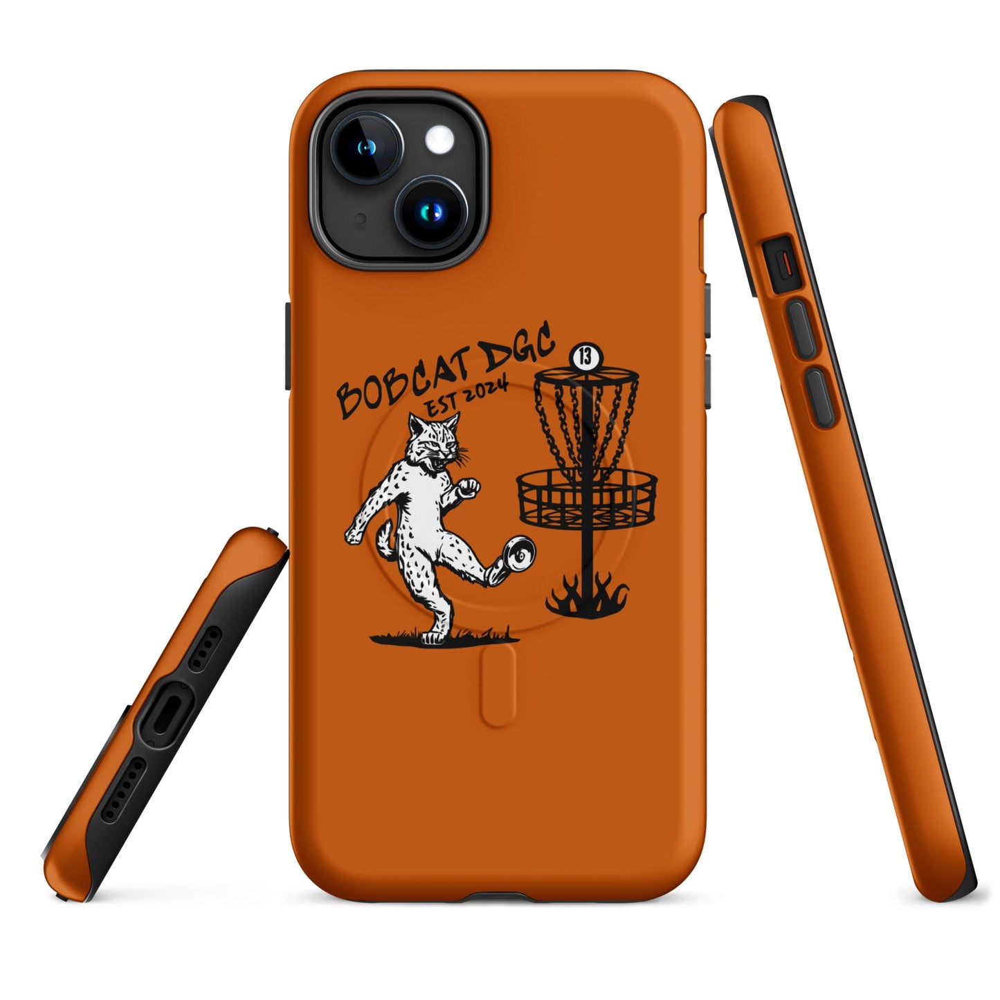 Magsafe Tough Case for iPhone | Bobcat DGC | Predator Disc Golf Logo