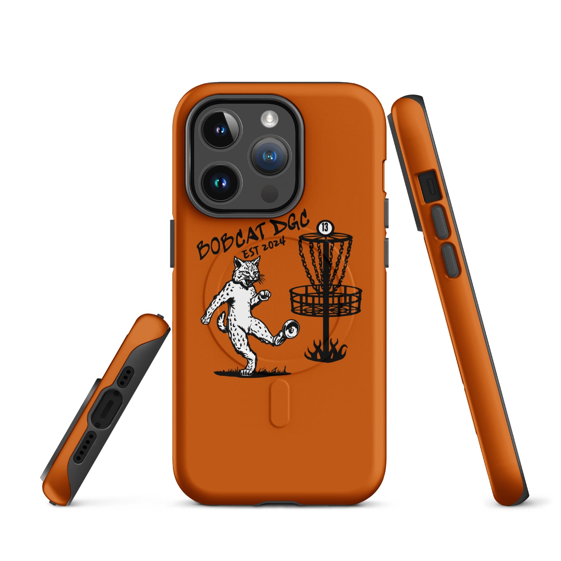 Magsafe Tough Case for iPhone | Bobcat DGC | Predator Disc Golf Logo
