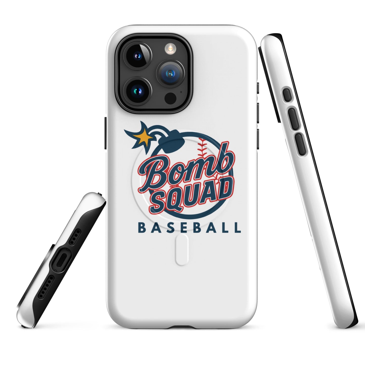 Magsafe Tough Case for iPhone | Bomb Squad Baseball | Alt Logo
