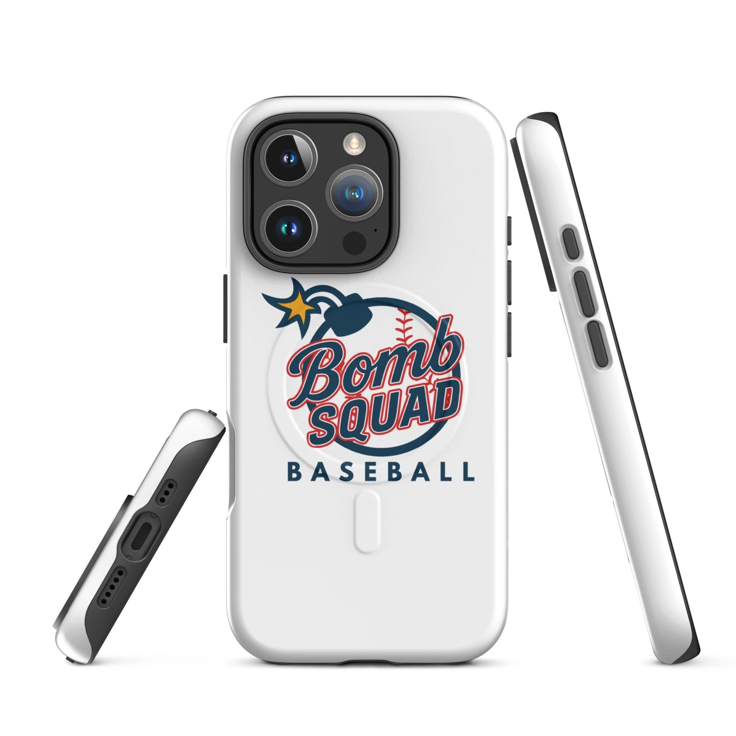 Magsafe Tough Case for iPhone | Bomb Squad Baseball | Alt Logo
