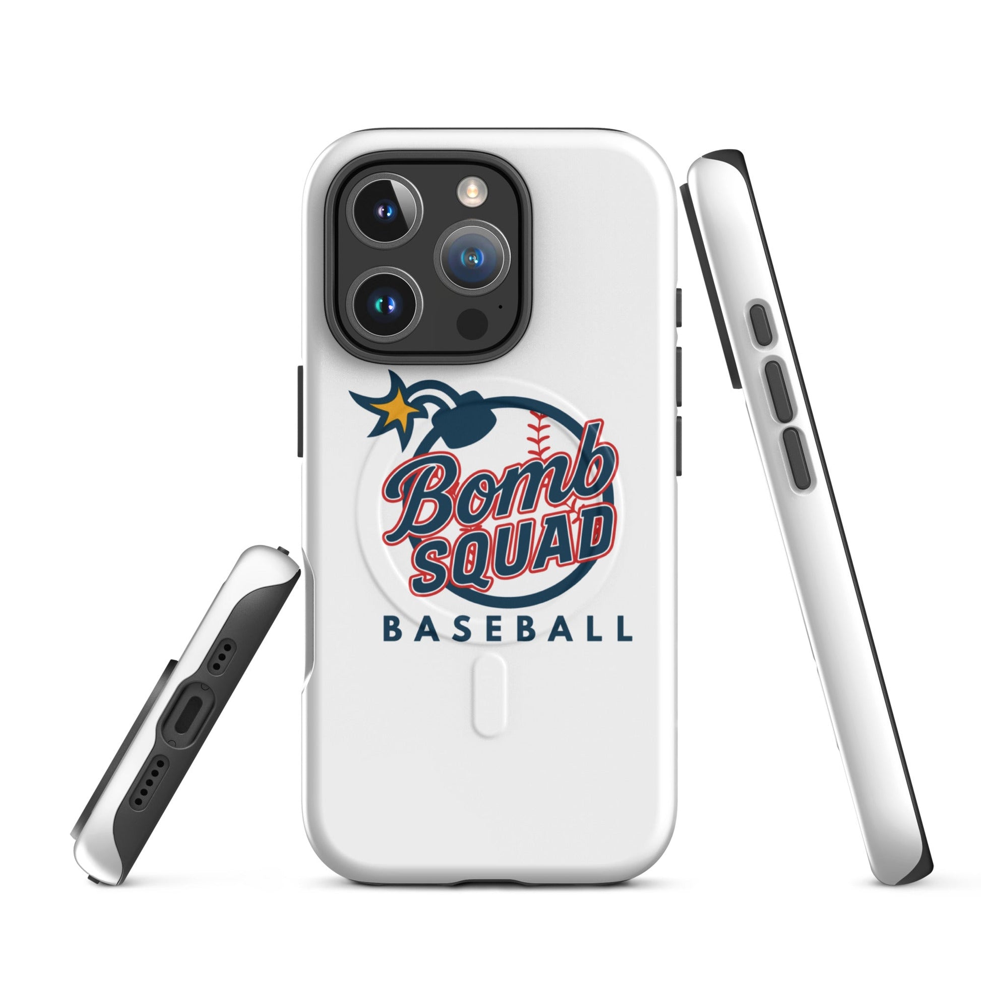 Magsafe Tough Case for iPhone | Bomb Squad Baseball | Alt Logo