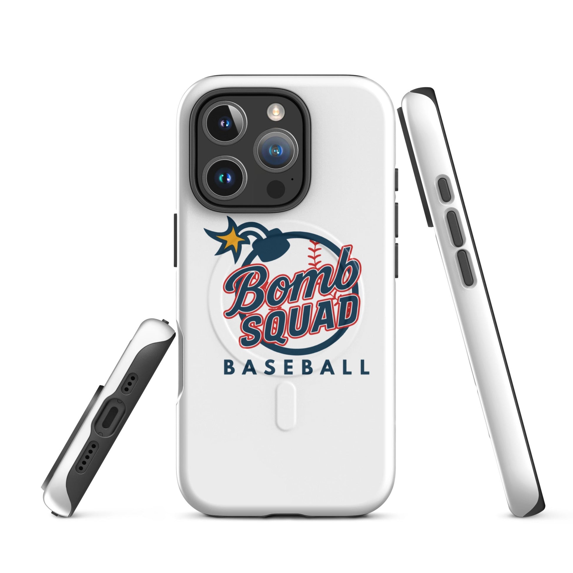 Magsafe Tough Case for iPhone | Bomb Squad Baseball | Alt Logo