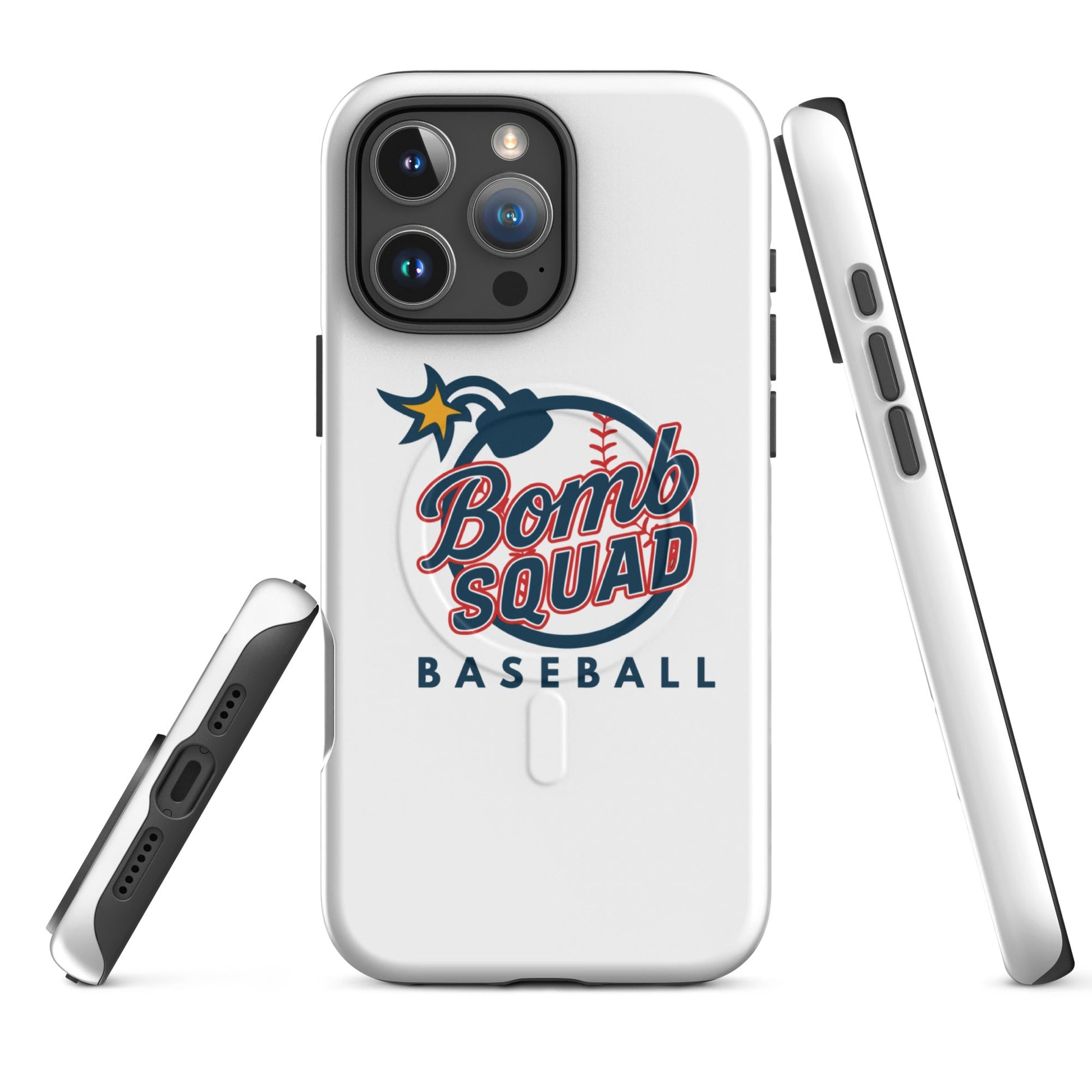 Magsafe Tough Case for iPhone | Bomb Squad Baseball | Alt Logo