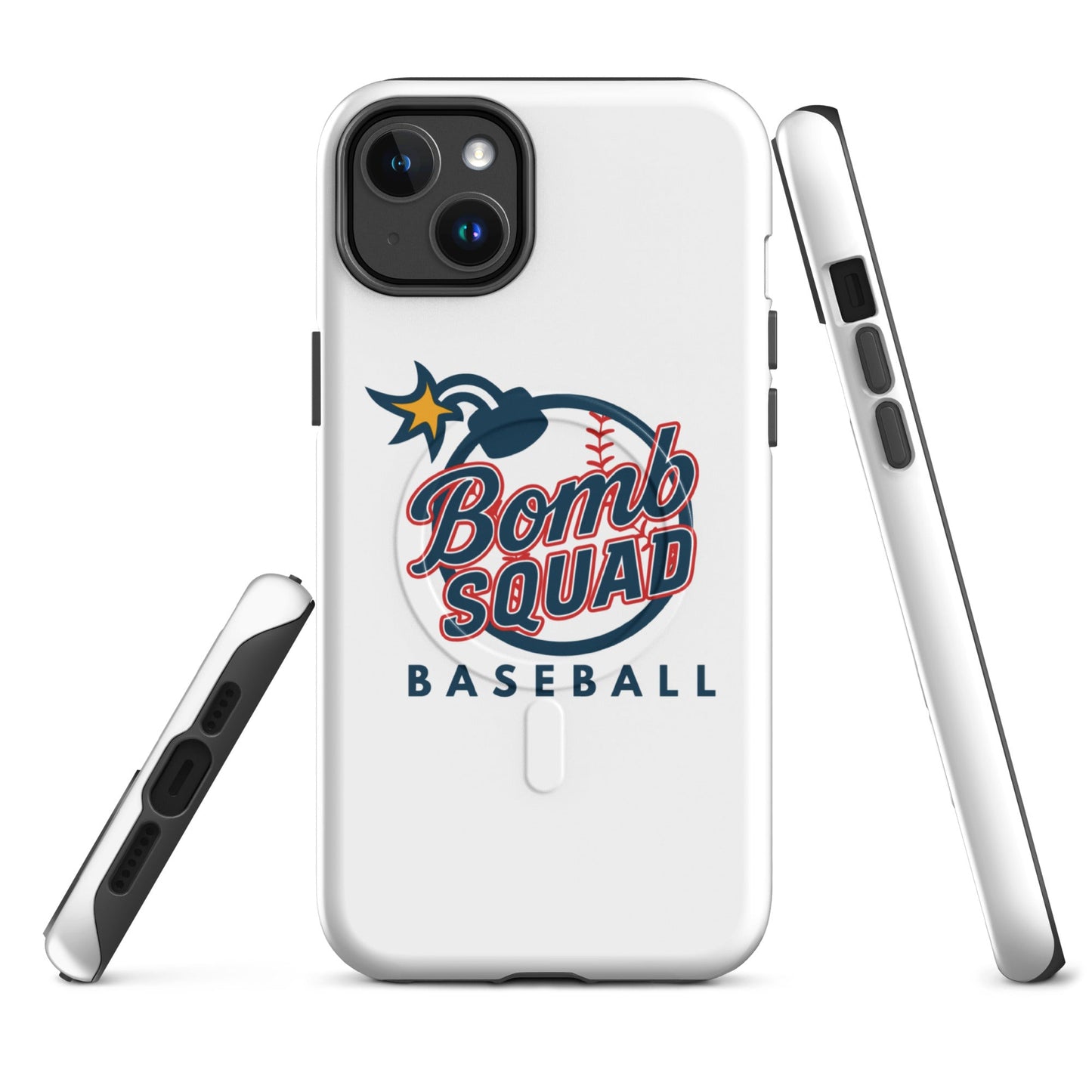 Magsafe Tough Case for iPhone | Bomb Squad Baseball | Alt Logo
