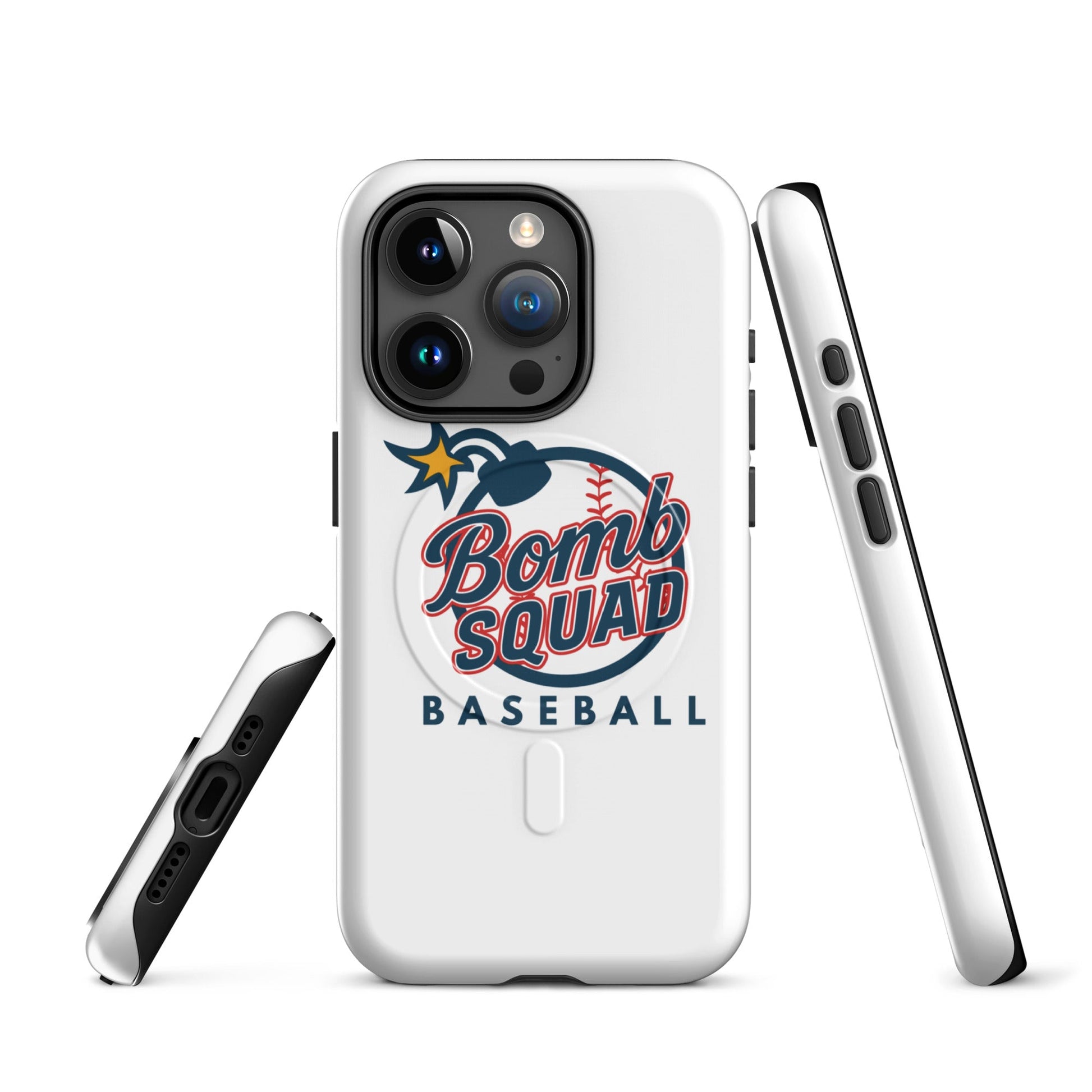 Magsafe Tough Case for iPhone | Bomb Squad Baseball | Alt Logo
