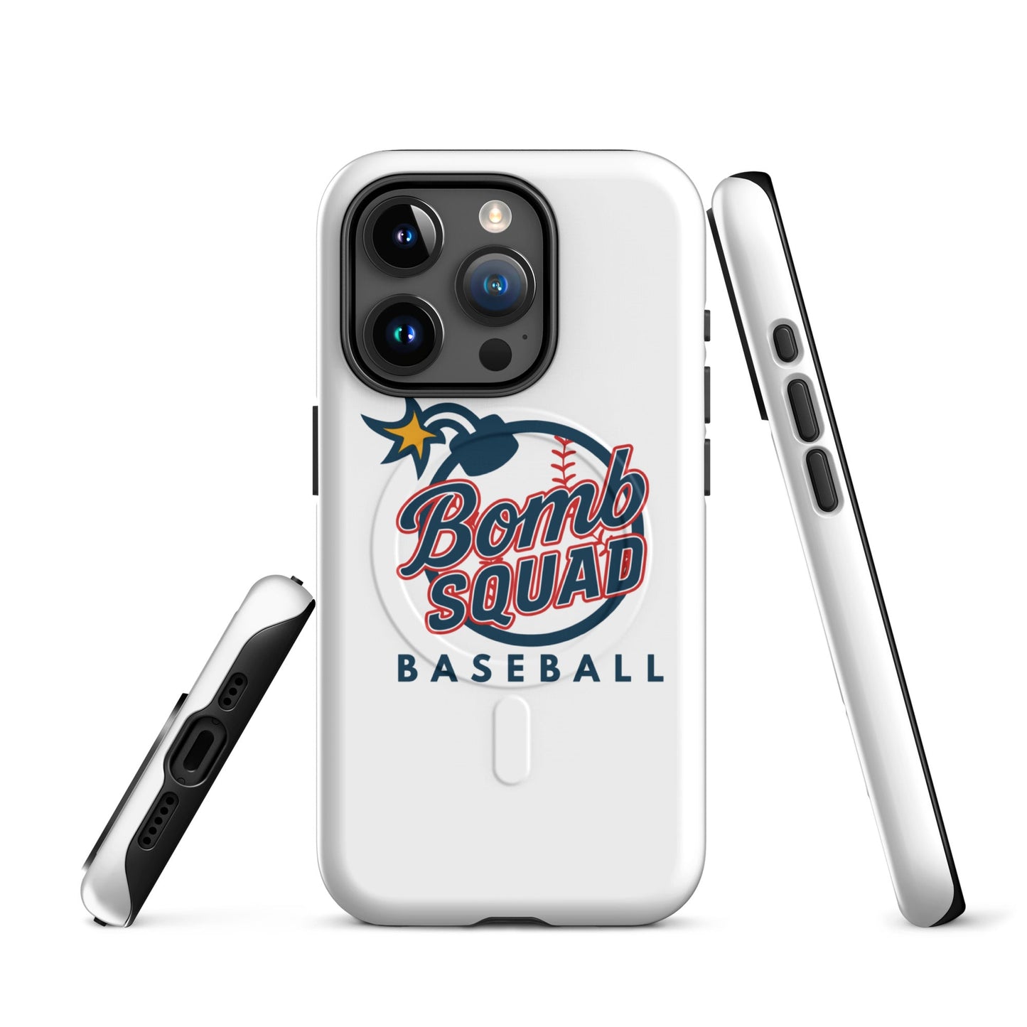 Magsafe Tough Case for iPhone | Bomb Squad Baseball | Alt Logo
