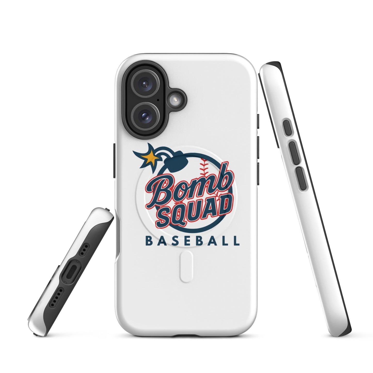 Magsafe Tough Case for iPhone | Bomb Squad Baseball | Alt Logo