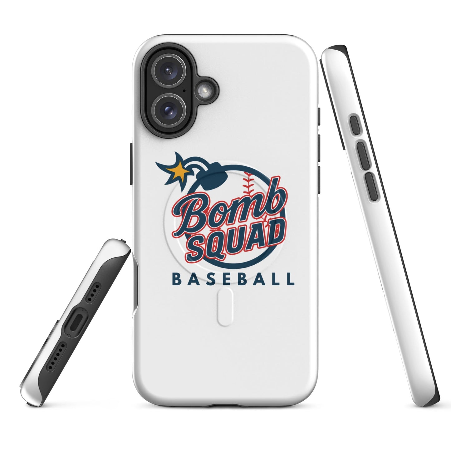 Magsafe Tough Case for iPhone | Bomb Squad Baseball | Alt Logo