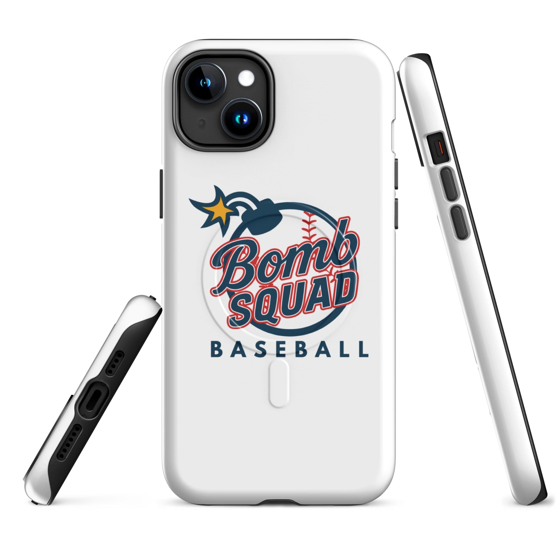 Magsafe Tough Case for iPhone | Bomb Squad Baseball | Alt Logo