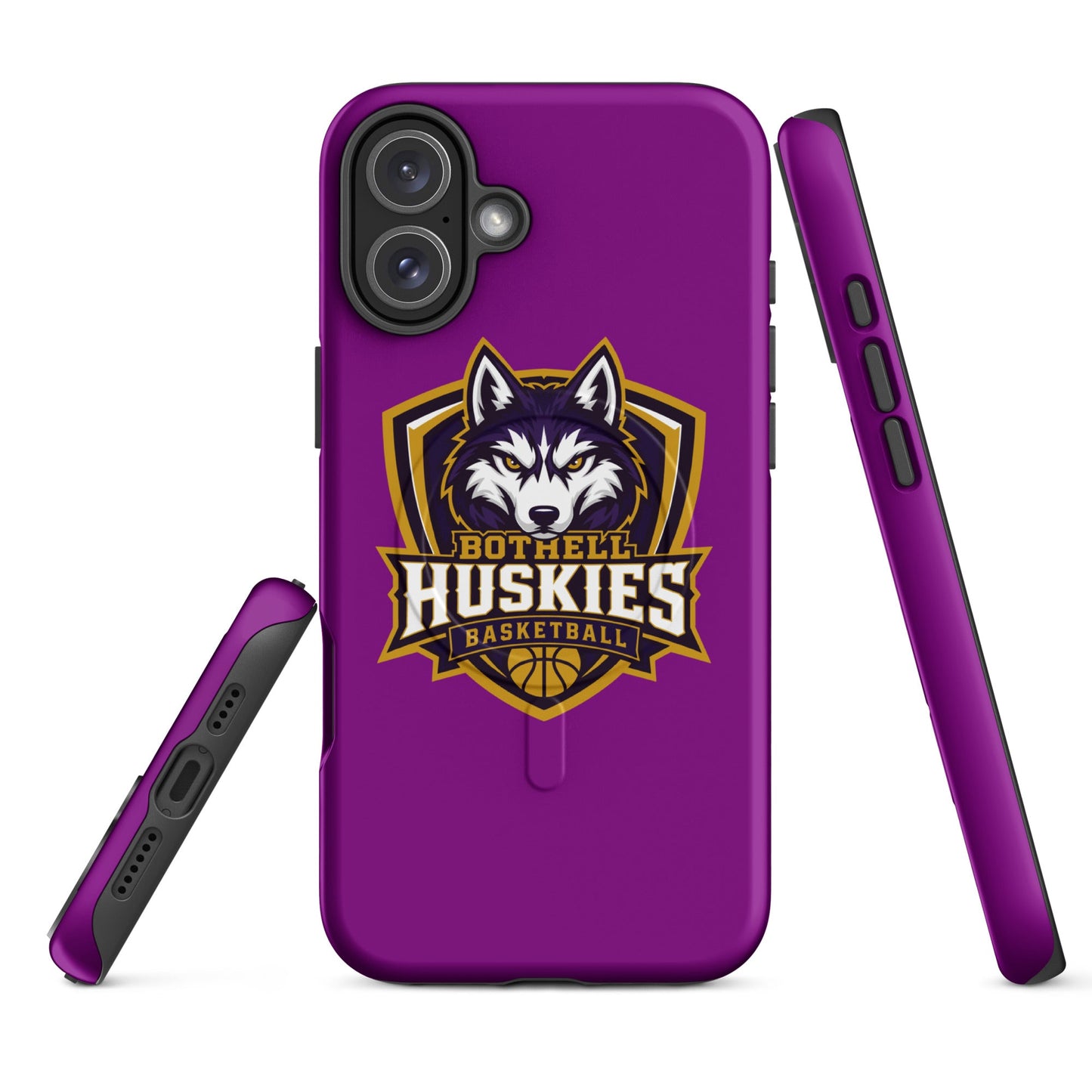 Magsafe Tough Case for iPhone | Bothell Huskies Youth Basketball | Shield Logo
