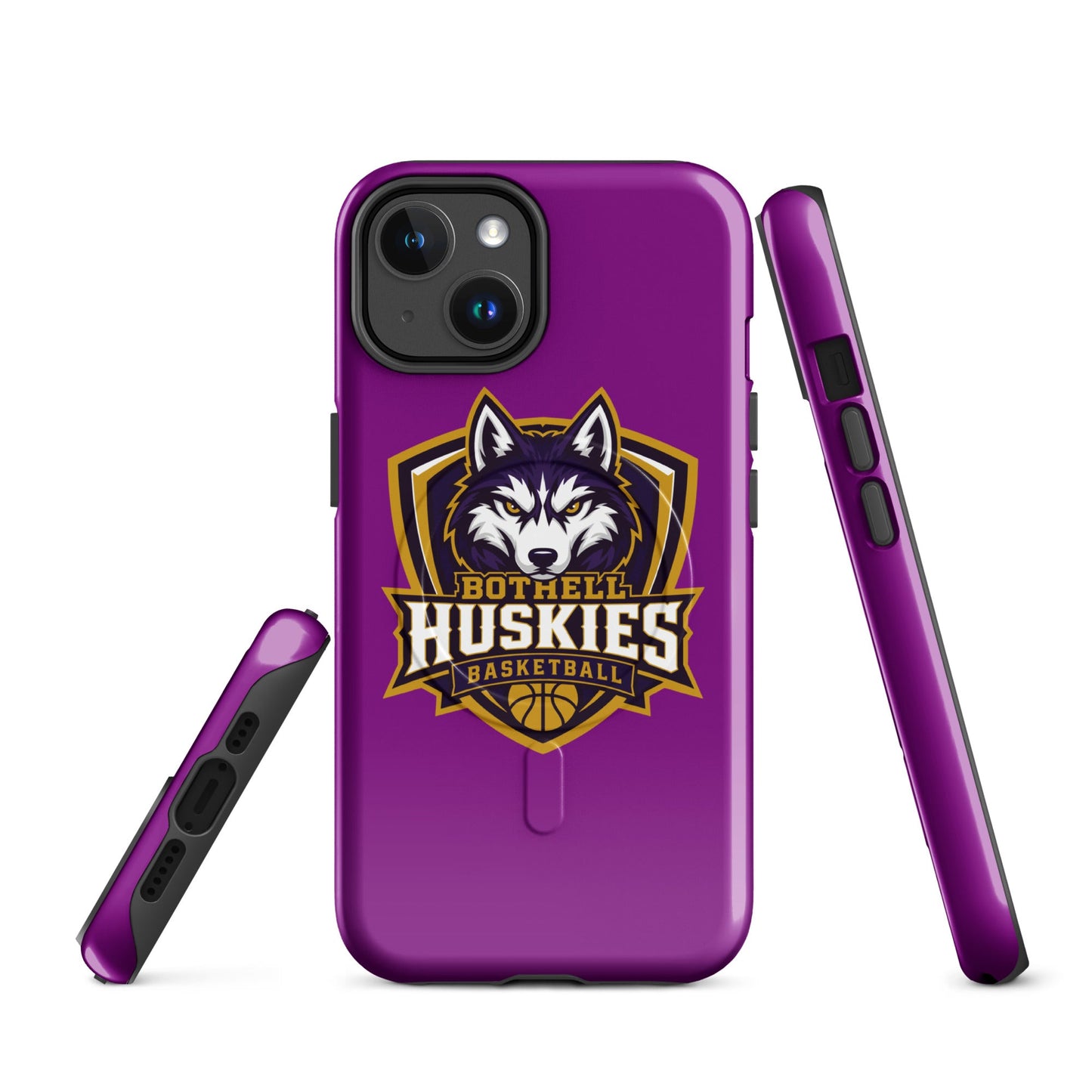 Magsafe Tough Case for iPhone | Bothell Huskies Youth Basketball | Shield Logo