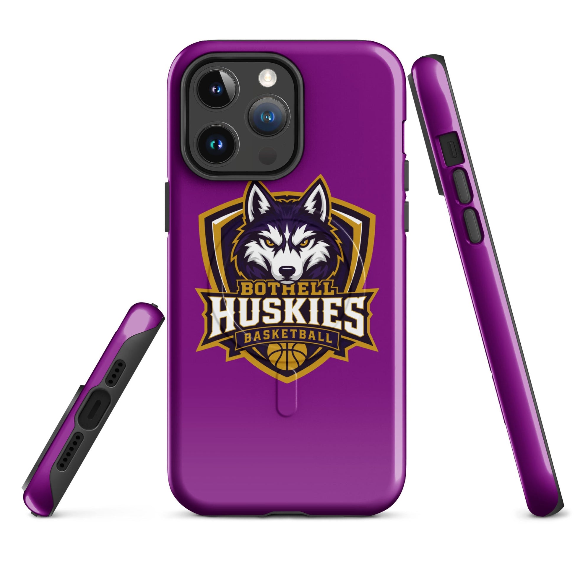 Magsafe Tough Case for iPhone | Bothell Huskies Youth Basketball | Shield Logo