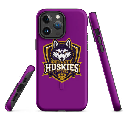 Magsafe Tough Case for iPhone | Bothell Huskies Youth Basketball | Shield Logo