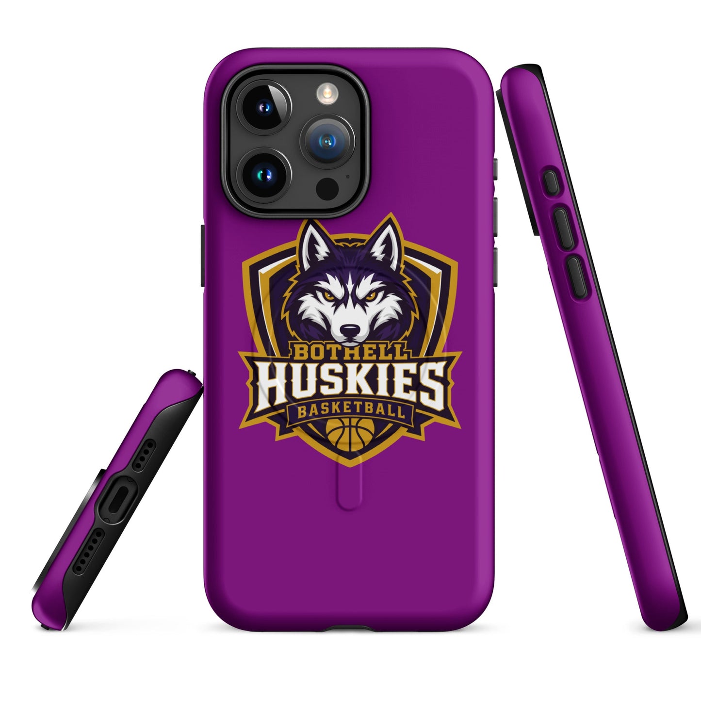 Magsafe Tough Case for iPhone | Bothell Huskies Youth Basketball | Shield Logo