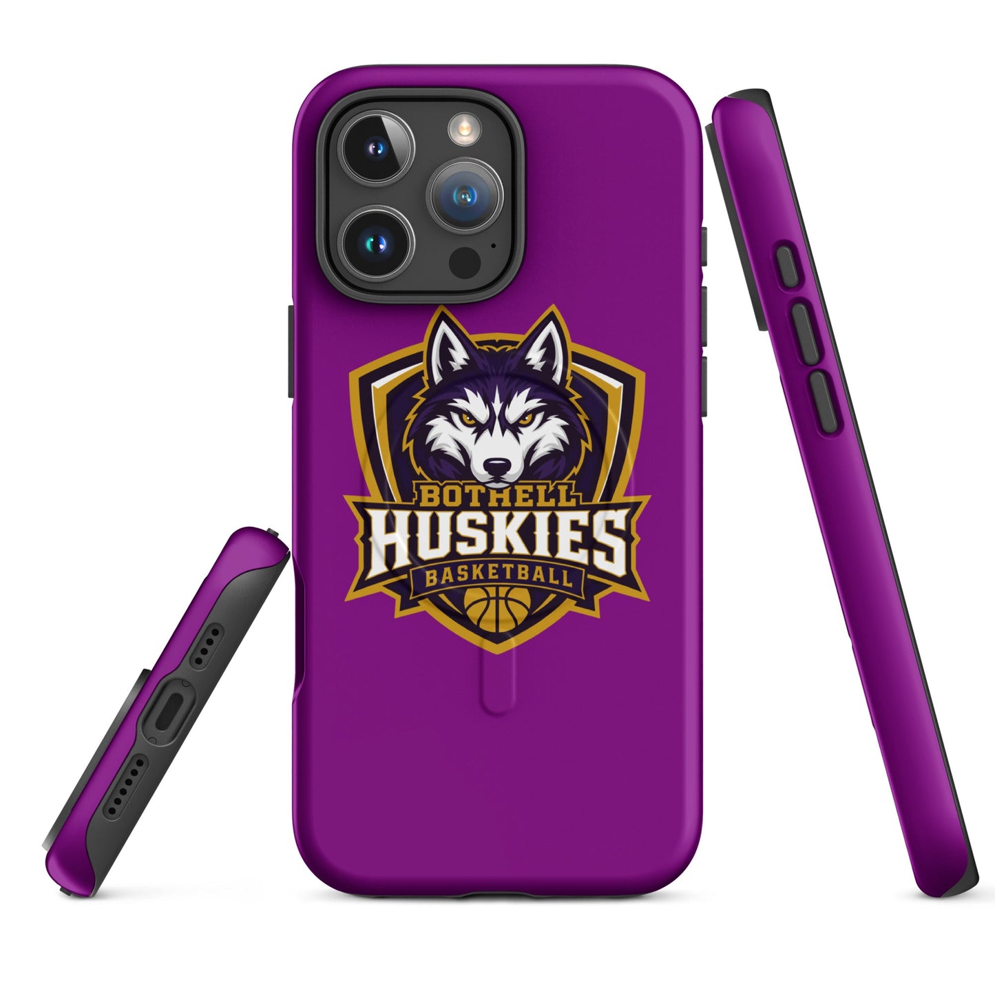 Magsafe Tough Case for iPhone | Bothell Huskies Youth Basketball | Shield Logo