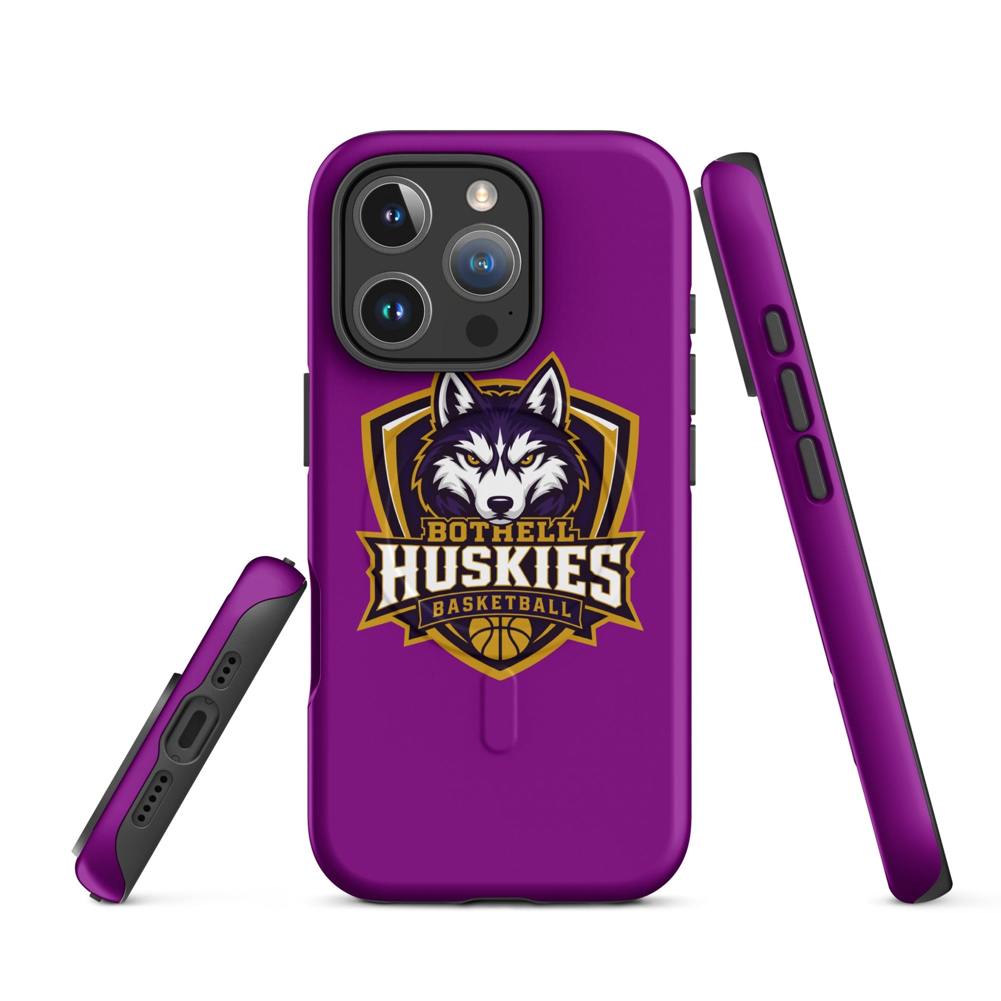 Magsafe Tough Case for iPhone | Bothell Huskies Youth Basketball | Shield Logo