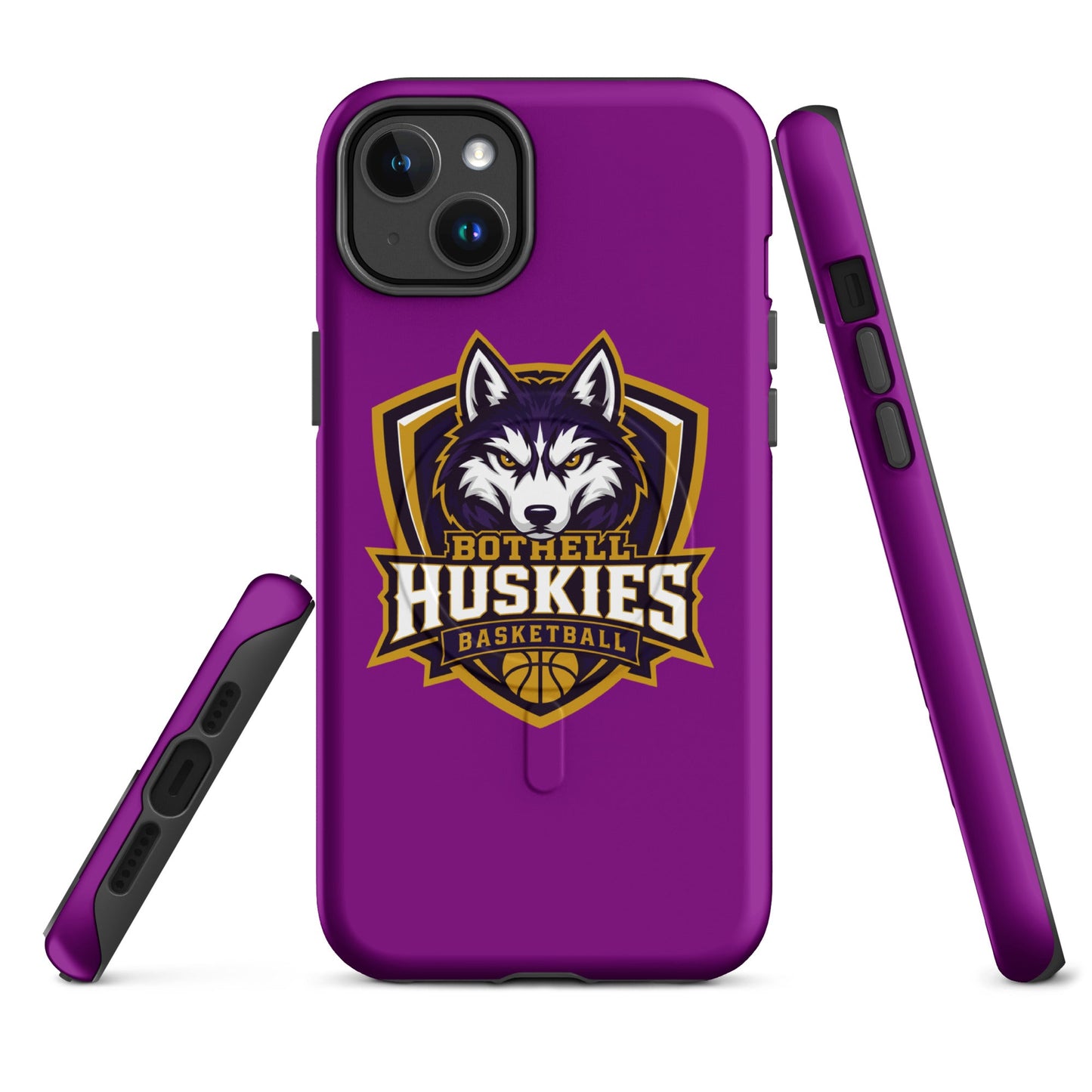 Magsafe Tough Case for iPhone | Bothell Huskies Youth Basketball | Shield Logo