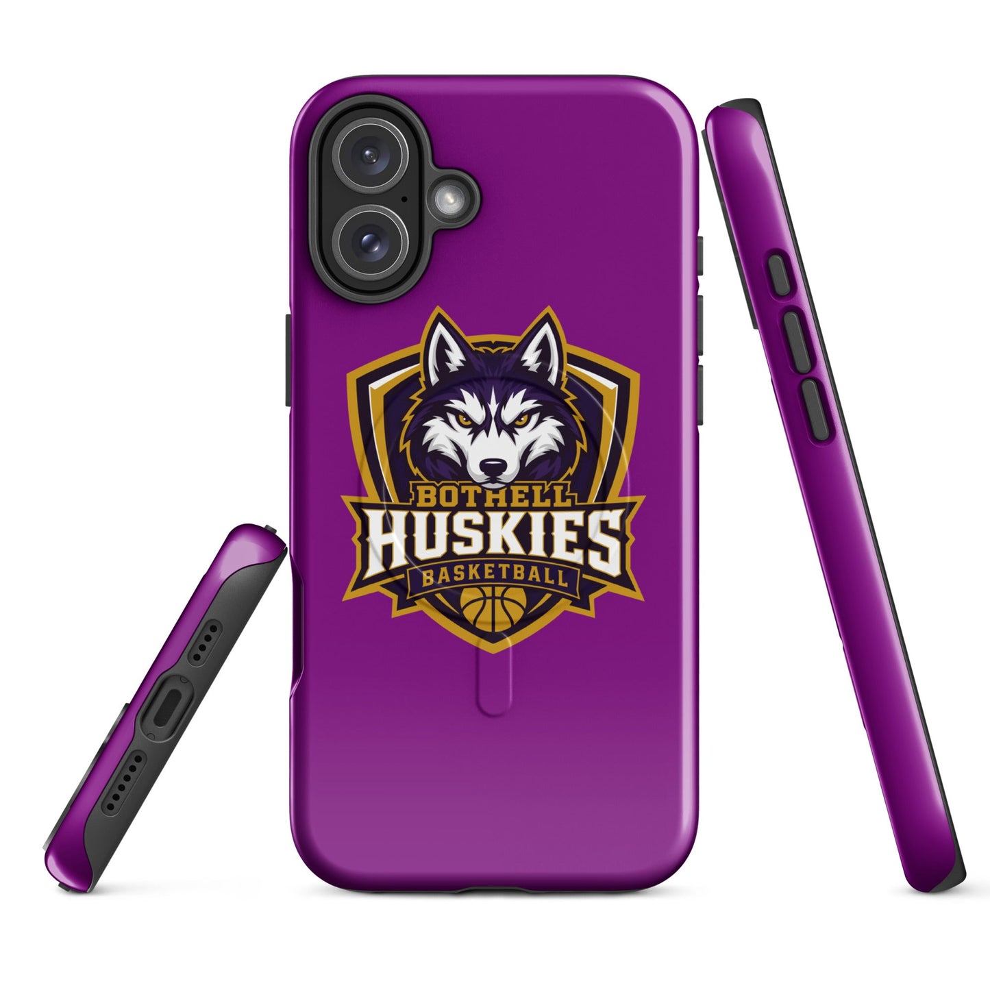 Magsafe Tough Case for iPhone | Bothell Huskies Youth Basketball | Shield Logo