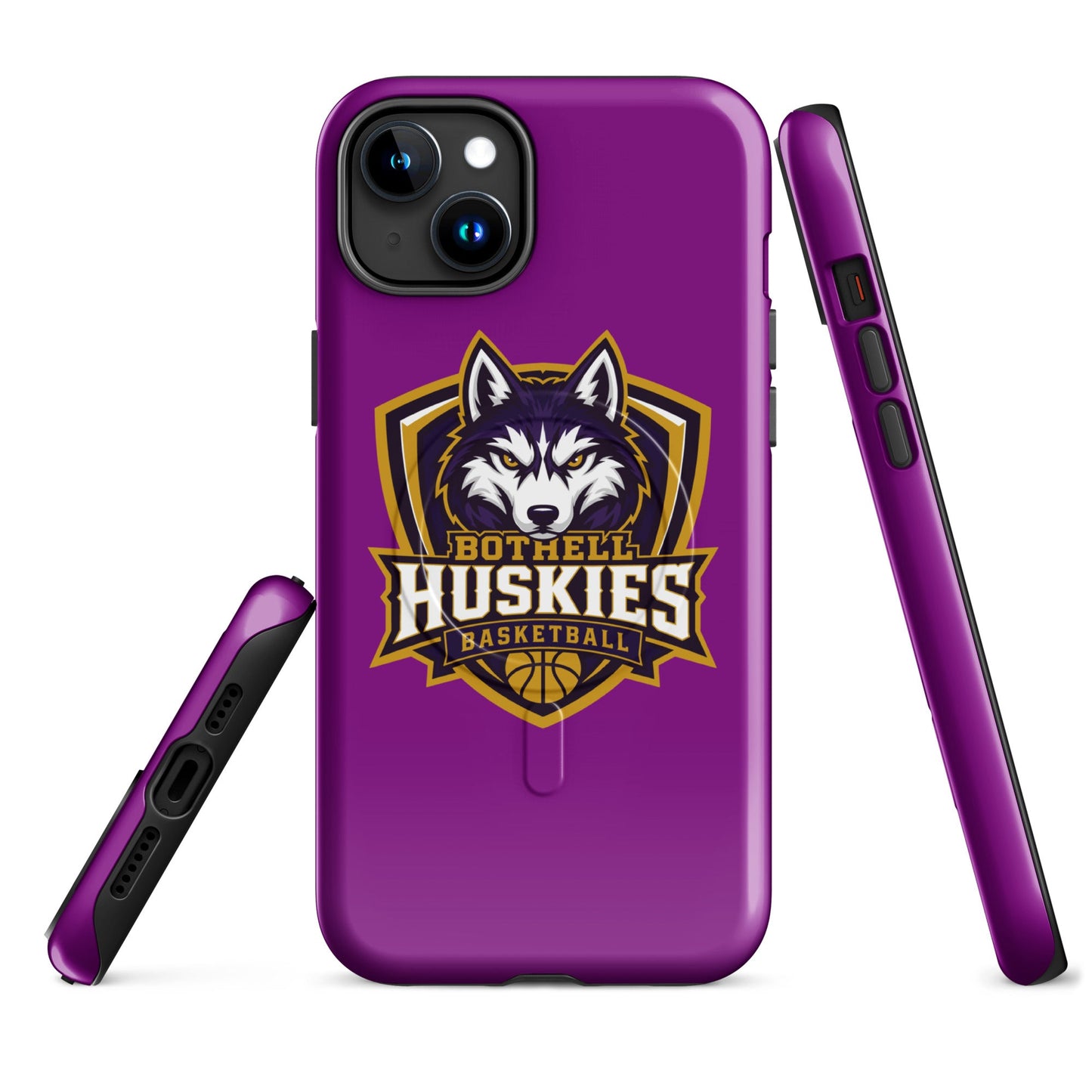 Magsafe Tough Case for iPhone | Bothell Huskies Youth Basketball | Shield Logo
