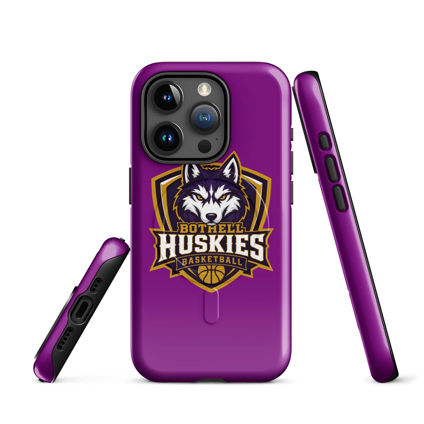 Magsafe Tough Case for iPhone | Bothell Huskies Youth Basketball | Shield Logo