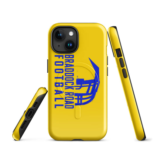 Magsafe Tough Case for iPhone | Braddock Road Football | Sideline Vertical Logo