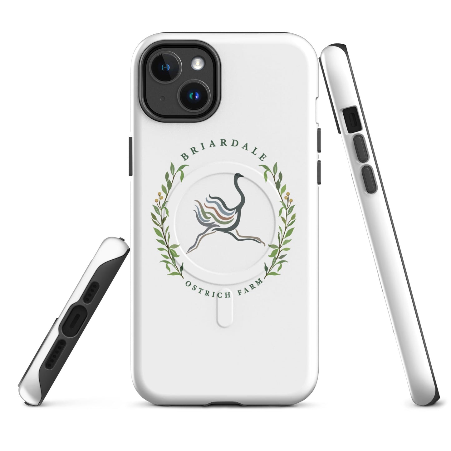 Magsafe Tough Case for iPhone | Briardale Ostrich Farm | Crest Logo