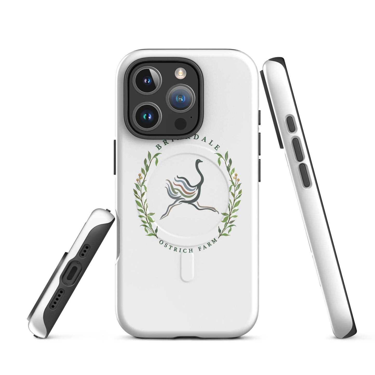 Magsafe Tough Case for iPhone | Briardale Ostrich Farm | Crest Logo