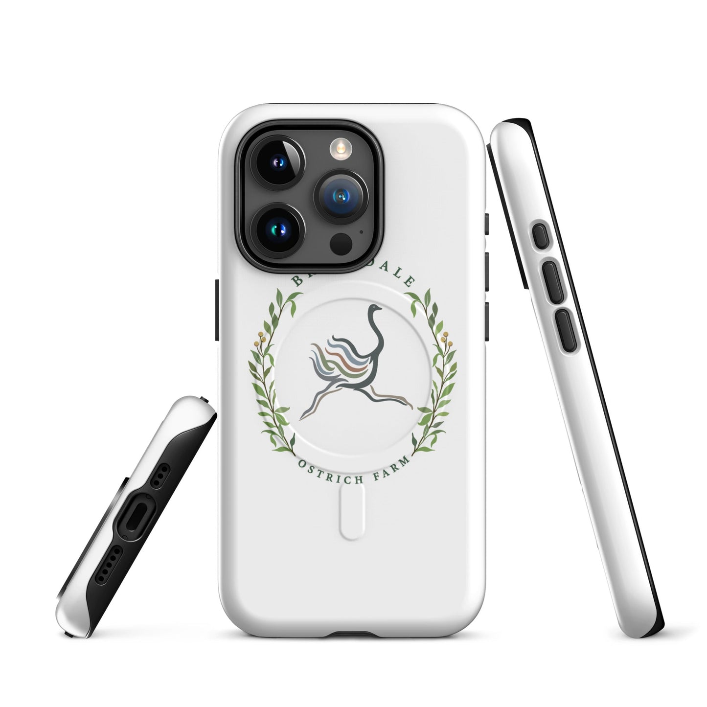 Magsafe Tough Case for iPhone | Briardale Ostrich Farm | Crest Logo