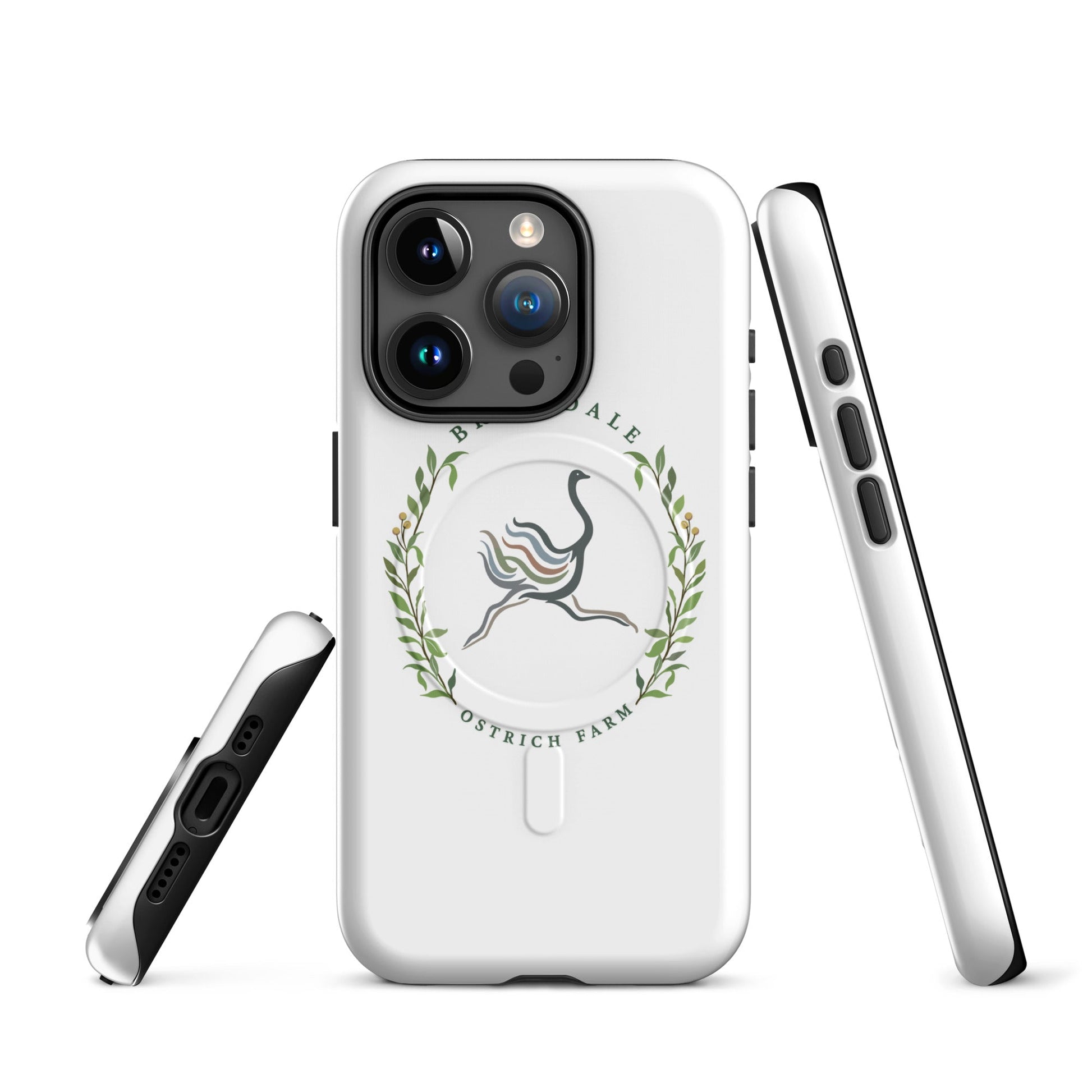 Magsafe Tough Case for iPhone | Briardale Ostrich Farm | Crest Logo