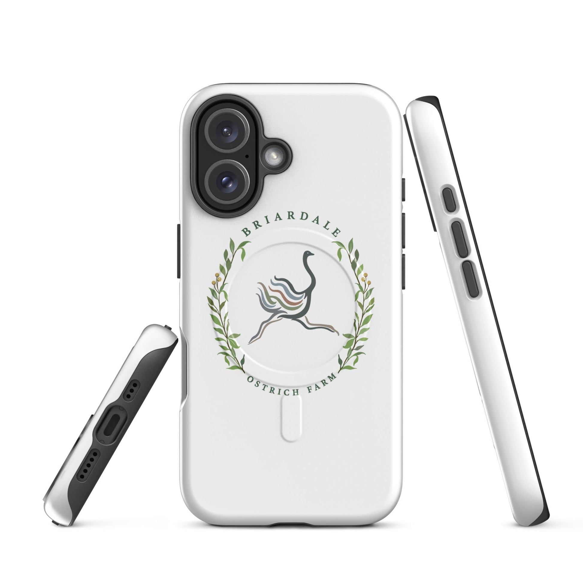 Magsafe Tough Case for iPhone | Briardale Ostrich Farm | Crest Logo