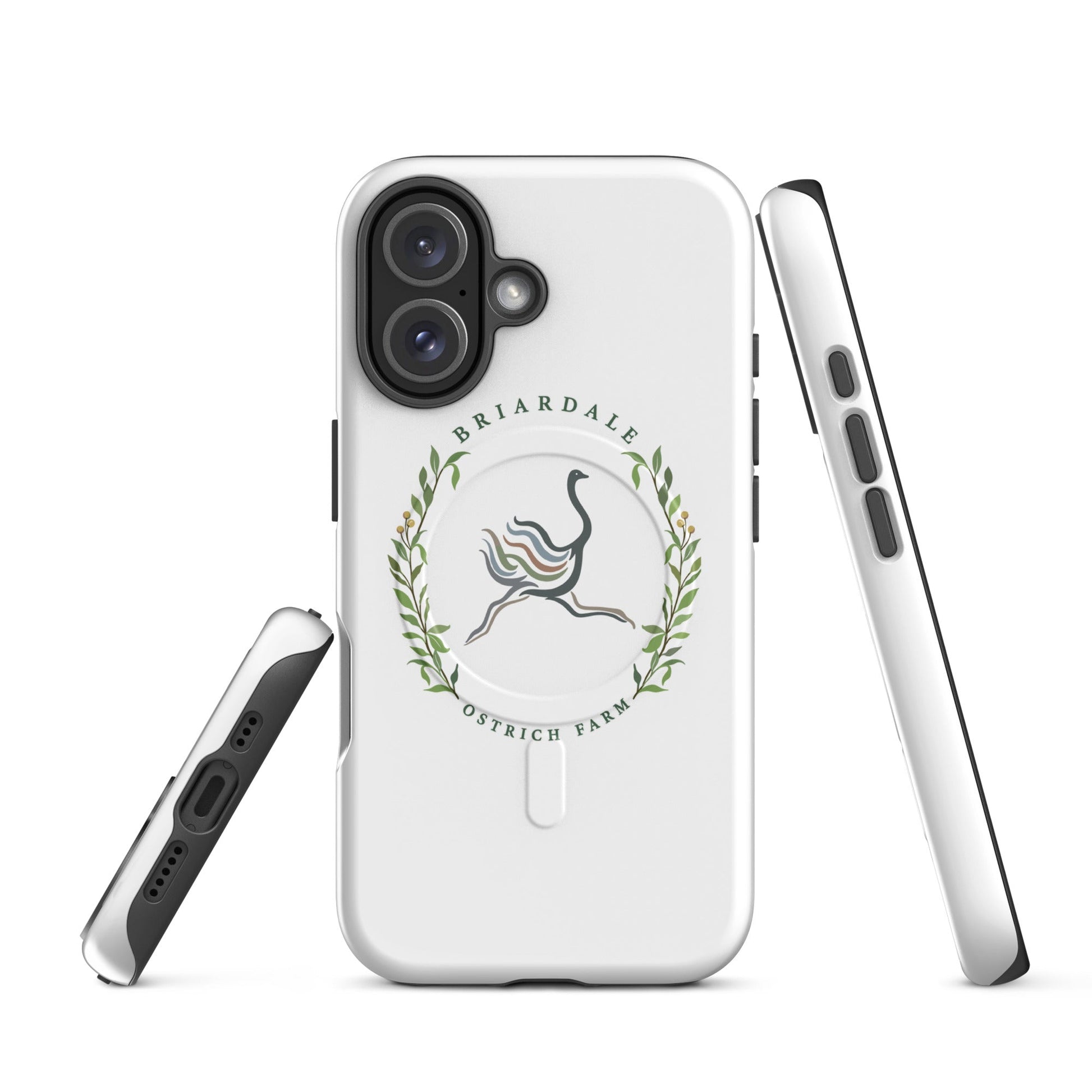 Magsafe Tough Case for iPhone | Briardale Ostrich Farm | Crest Logo