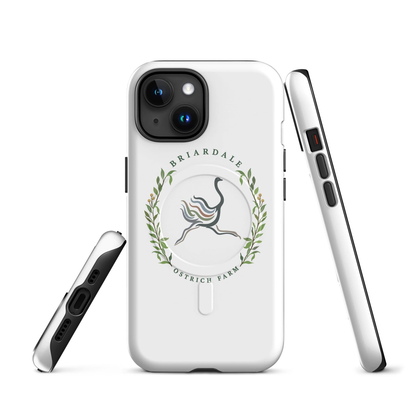 Magsafe Tough Case for iPhone | Briardale Ostrich Farm | Crest Logo