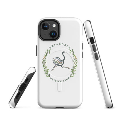 Magsafe Tough Case for iPhone | Briardale Ostrich Farm | Crest Logo