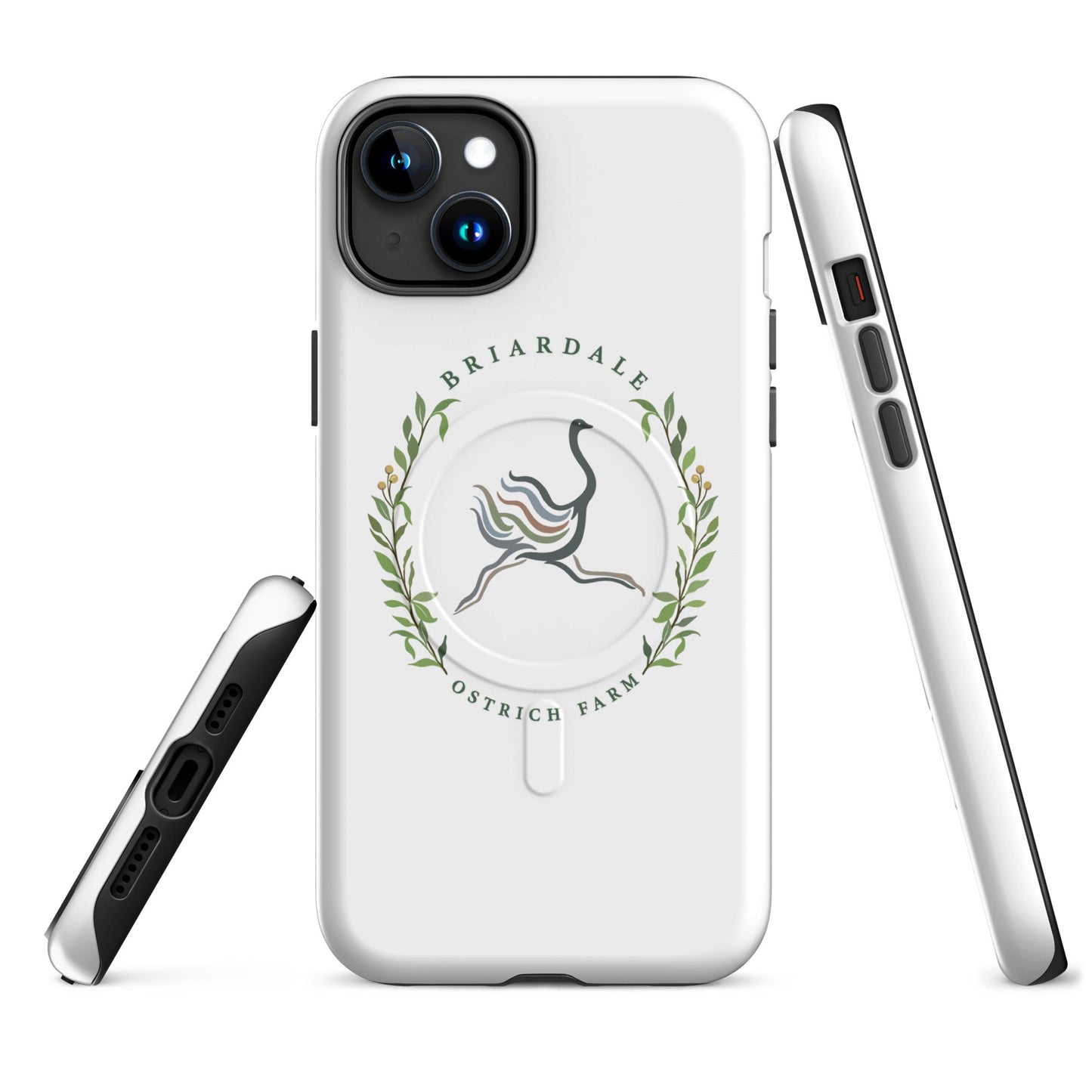 Magsafe Tough Case for iPhone | Briardale Ostrich Farm | Crest Logo