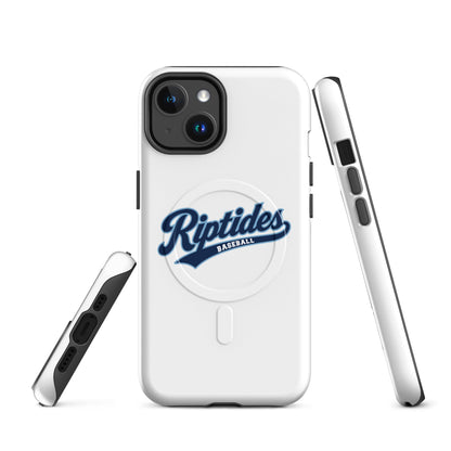 Magsafe Tough Case for iPhone | Cape Riptides Baseball | Modern Script Logo