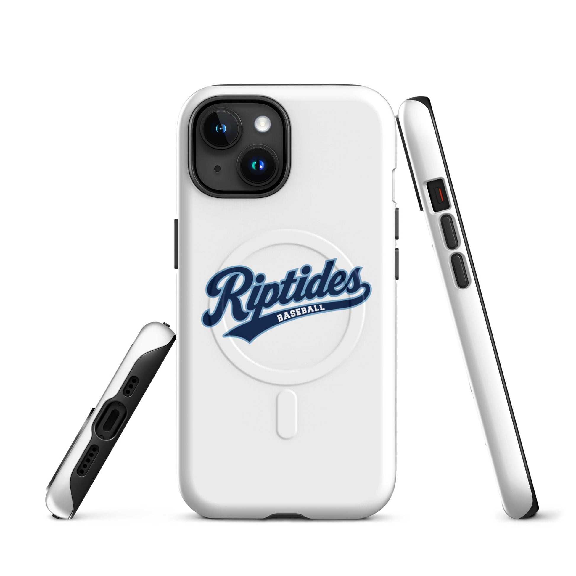 Magsafe Tough Case for iPhone | Cape Riptides Baseball | Modern Script Logo
