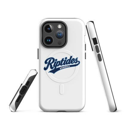 Magsafe Tough Case for iPhone | Cape Riptides Baseball | Modern Script Logo