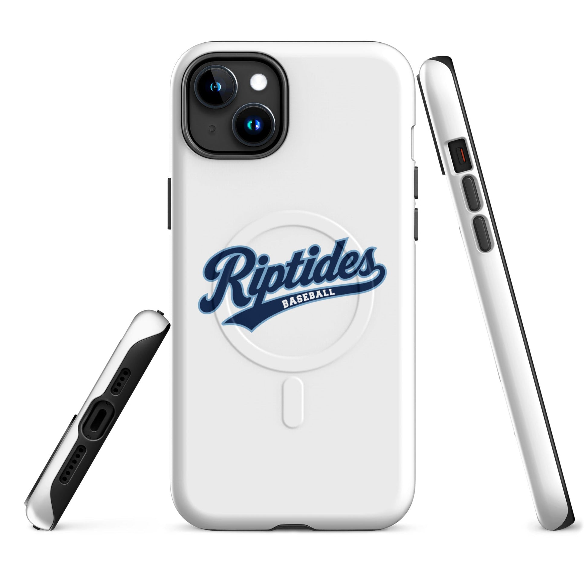 Magsafe Tough Case for iPhone | Cape Riptides Baseball | Modern Script Logo