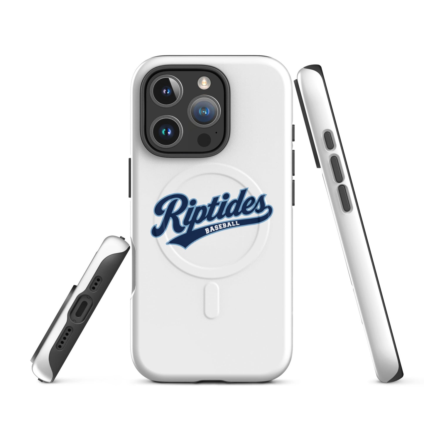 Magsafe Tough Case for iPhone | Cape Riptides Baseball | Modern Script Logo