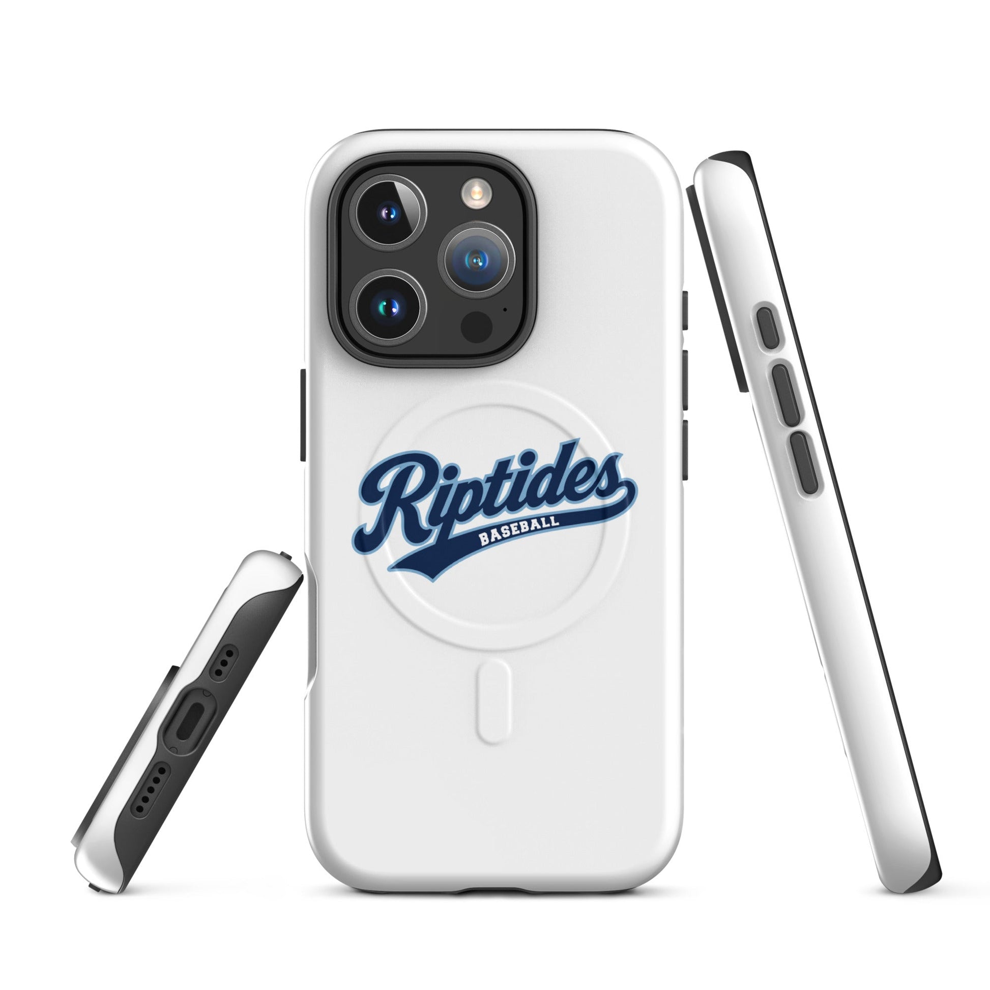 Magsafe Tough Case for iPhone | Cape Riptides Baseball | Modern Script Logo